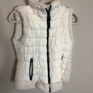 Calvin Klein White Puffer Vest Size L